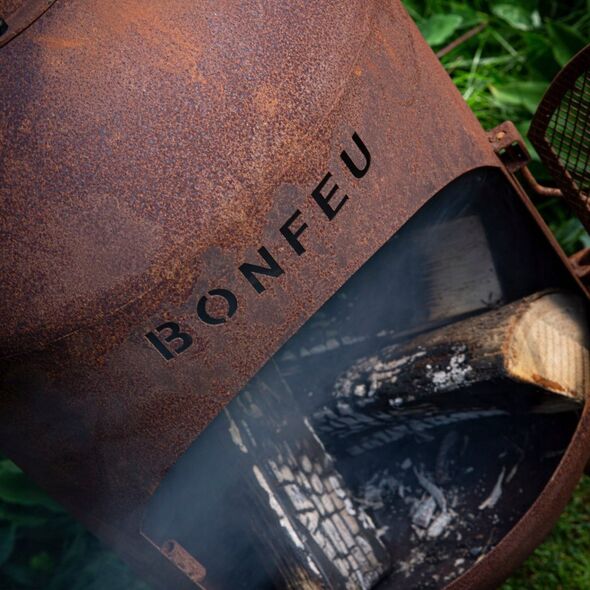 Μπάρμπεκιου κήπου BONFEU BONSolo σκουριασμένο