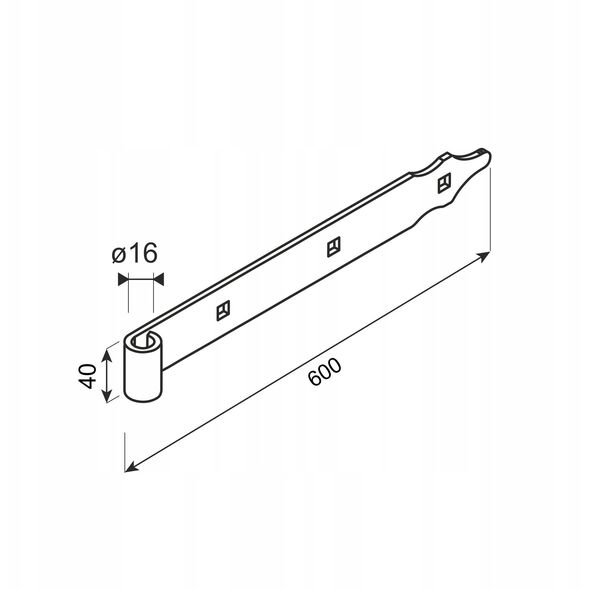 ΜΕΡΟΣ ΤΟΥ ΜΕΝΤΕΣΕ 82082 600X40/5.0 16MM BLA