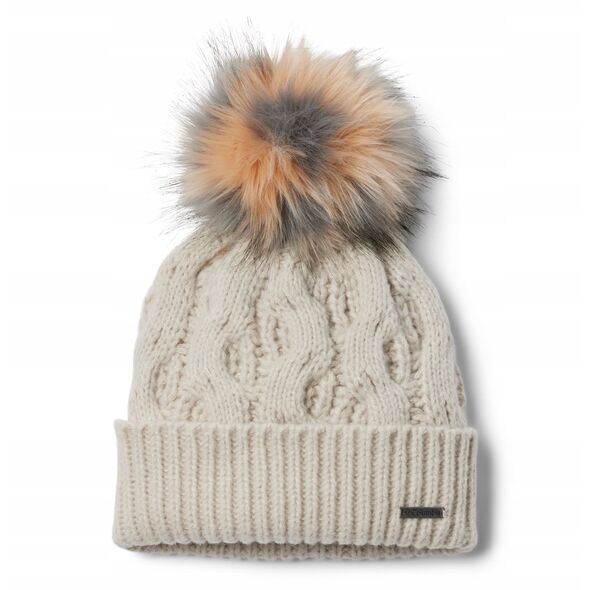 Columbia Boundless Days Cable Knit Pom Beanie 2092641278 Beżowe One size