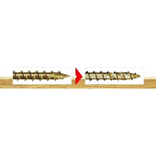 WOOD SCREWS TORXWKCP 8.0X100 8PCS