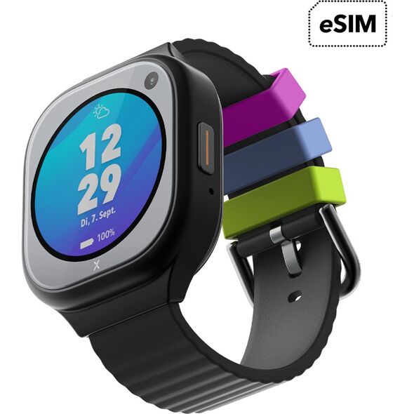 Xplora X6 Pro watch phone, black