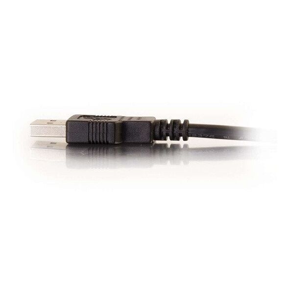 C2G 6.6ft USB Extension Cable - USB A to USB A Extension Cable - USB 2.0 - M/F - USB-Verlangerungskabel - USB (M) zu USB (W) - 2 m - Schwarz