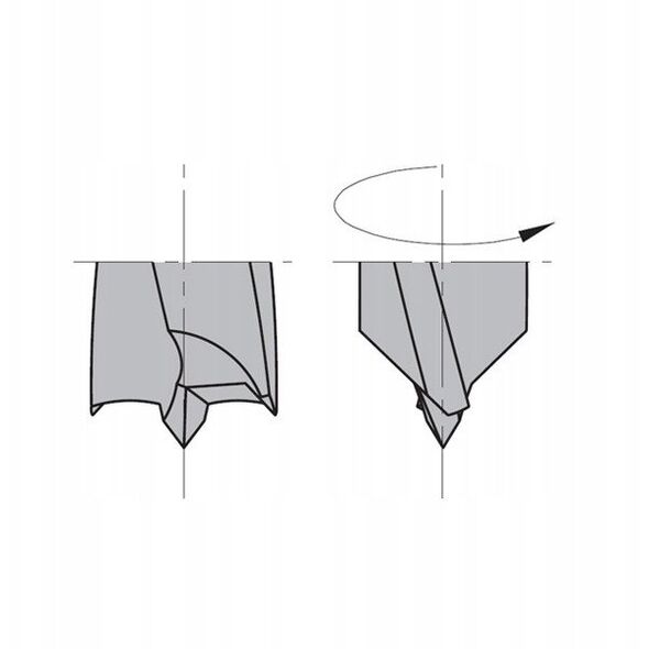 Wiertło CMT WIERTŁO HM D=5, I=50, L=85 S=10x27 RH