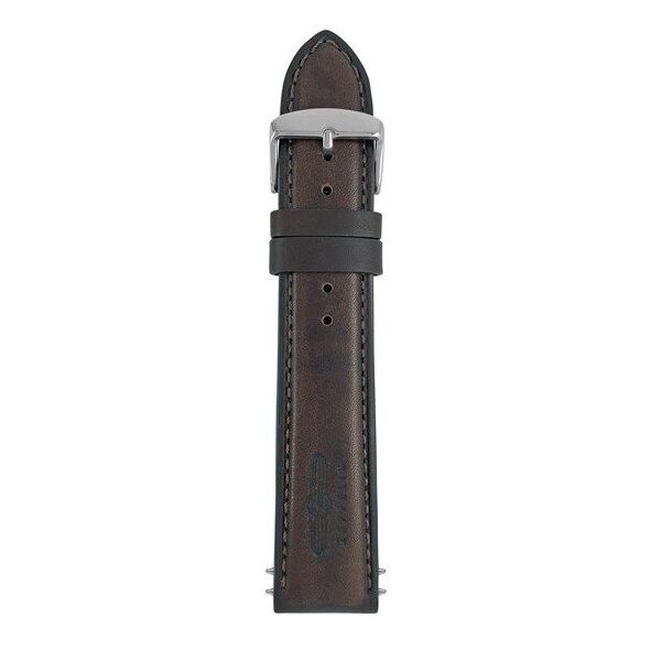Pasek skórzany Zeppelin brązowy 22 mm