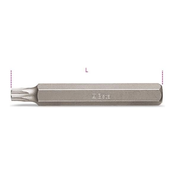 Beta Tools Końcówki wkrętakowe profil Torx T55 x 75mm (BE867TXL-55)