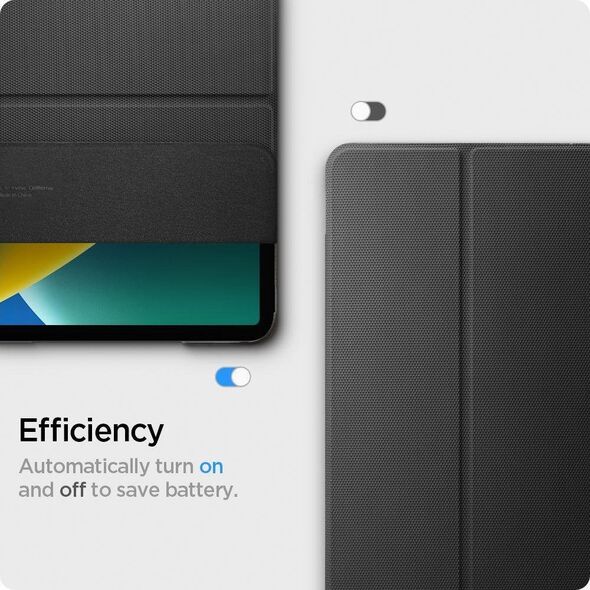 Θήκη για tablet Spigen Liquid Air Folio, μαύρο - iPad Pro 11" (2022/2021)