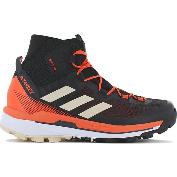 Ορειβατικά παπούτσια Adidas TERREX Skychaser Tech Mid GTX - μαύρο/άμμος/πορτοκαλί