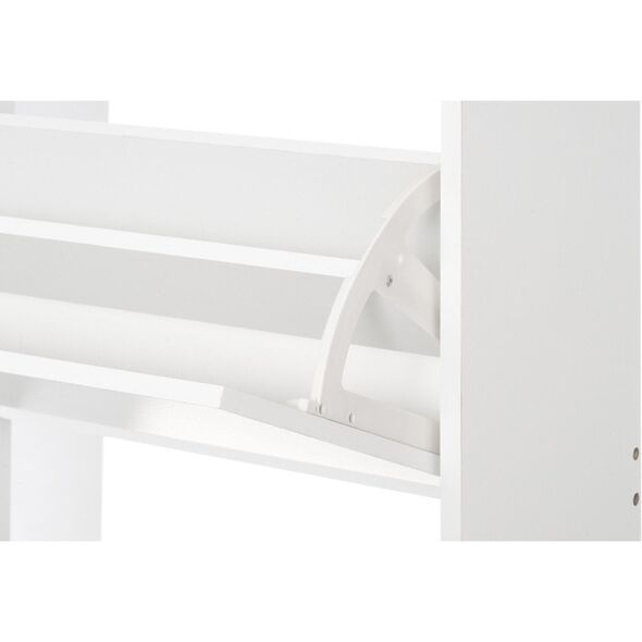 ΝΤΟΥΛΑΠΙ ΠΑΠΟΥΤΣΙΩΝ ΛΕΥΚΟ 60X24X80CM 4LIVING