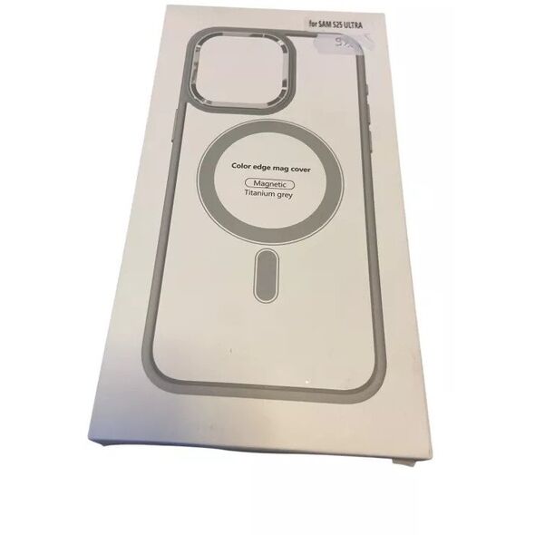 Futerał COLOR EDGE MAG COVER kompatybilny z MagSafe do SAMSUNG S25 ULTRA tytanowy szary
