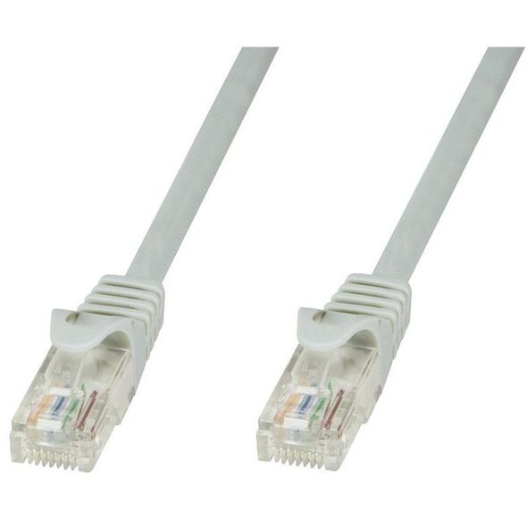 Patchcord Cat6 UTP 1,5m 100% CU szary