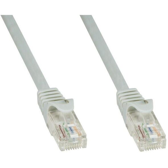 Patchcord Cat6 UTP 1,5m 100% CU szary