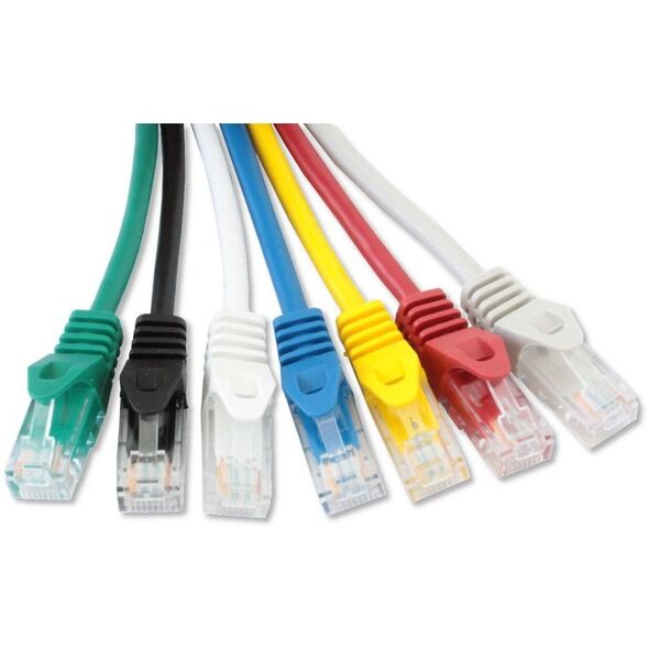 Patchcord Cat6 UTP 1,5m 100% CU szary