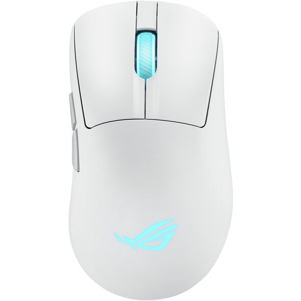 ASUS ROG Keris II Origin WHT myszka Gaming Po prawej stronie RF Wireless + Bluetooth + USB Type-A Optyczny 42000 DPI