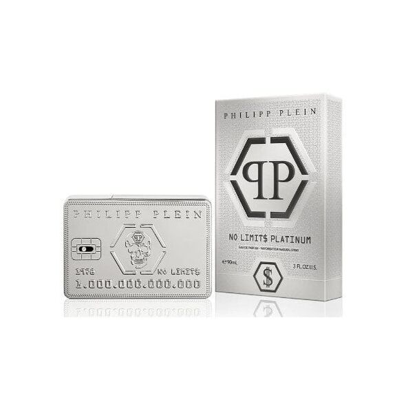 Philipp Plein, No Limits Platinum, Eau De Parfum, For Men, 90 ml For Men