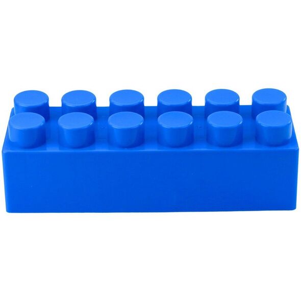 Zestaw Duże Klocki Konstrukcyjne W Torbie Kolorowe 28,5x9x9 cm 6el.