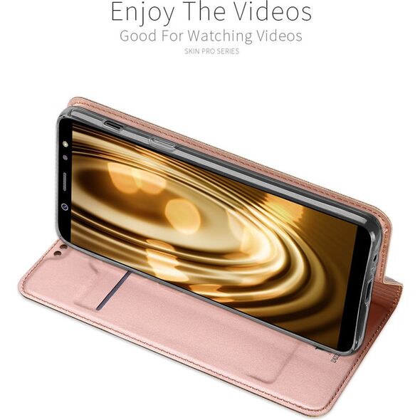 Dux Ducis Etui Dux Ducis skin leather HUAWEI HONOR 8X jasno różowe