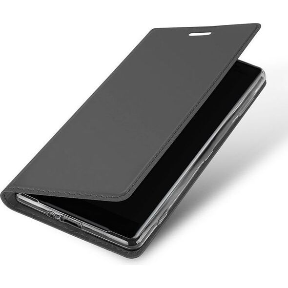 Dux Ducis Etui Dux Ducis skin leather LG Q8 szare
