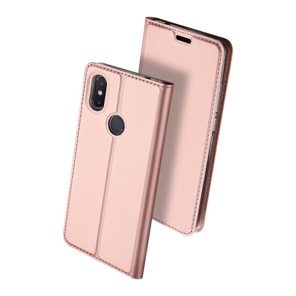 Dux Ducis Etui portfel Dux Ducis skin leather XIAOMI MI 8 jasny róż