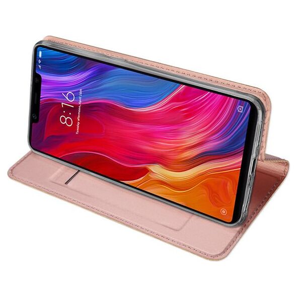 Dux Ducis Etui portfel Dux Ducis skin leather XIAOMI MI 8 jasny róż