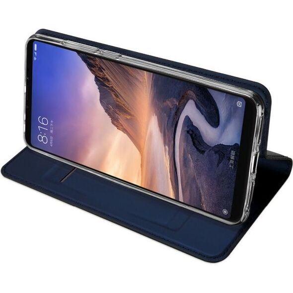 Dux Ducis skin leather SAMSUNG A9 2018 granatowe