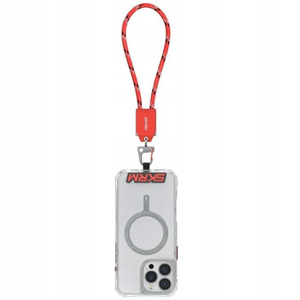 Universal wrist lanyard 2-in-1 cable Skinarma Dyno Ve USB-C/USB-C red