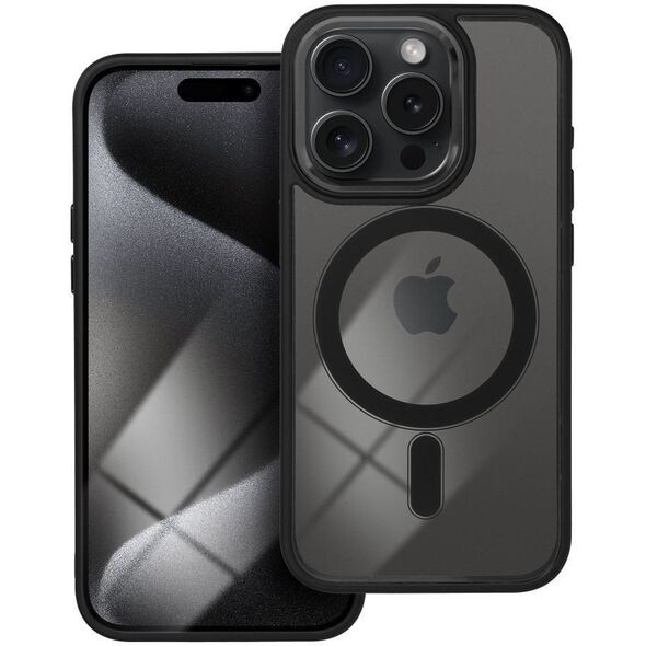 Θήκη COLOR EDGE MAG COVER συμβατή με MagSafe για IPHONE 15 Pro μαύρο