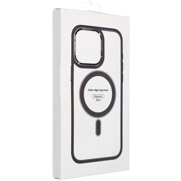 Θήκη COLOR EDGE MAG COVER συμβατή με MagSafe για IPHONE 15 Pro μαύρο