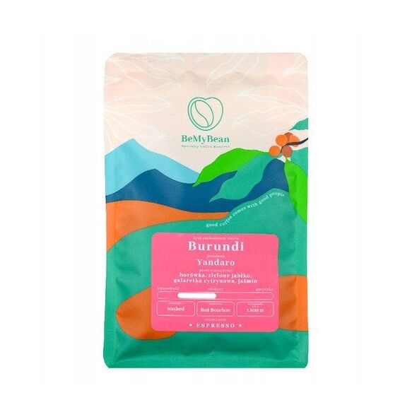 BeMyBean - kawa ziarnista Burundi Yandaro Washed Espresso 250 g