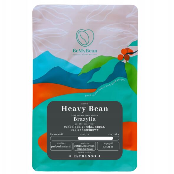 BeMyBean - kawa ziarnista Heavy Bean Brazylia Pulped Natural Espresso 1 kg
