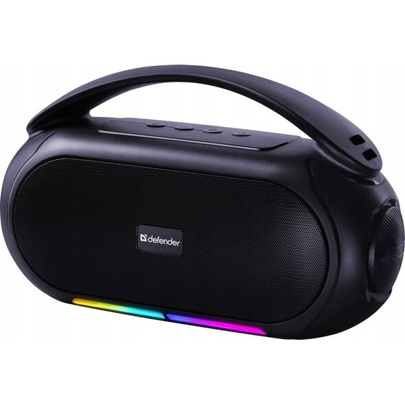 Głośnik Defender BEATBOX 12 Bluetooth 12W MP3/FM/SD/USB/LED czarny