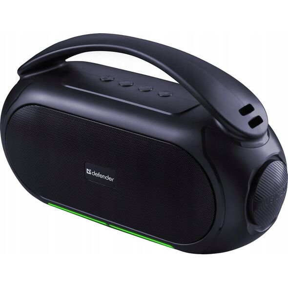 Głośnik Defender BEATBOX 12 Bluetooth 12W MP3/FM/SD/USB/LED czarny