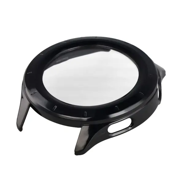 Etui ze szkłem do zegarka Bizon Case+Glass Watch do Xiaomi Watch S4 czarne