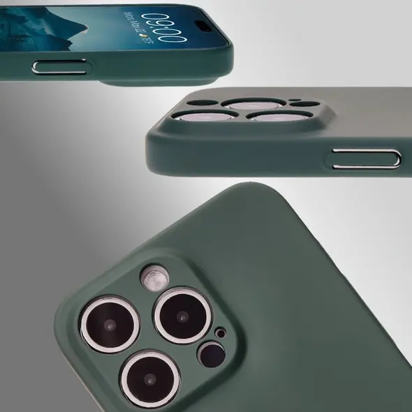 Etui Bizon Case Łupka do Apple iPhone 15 Pro Max zielone