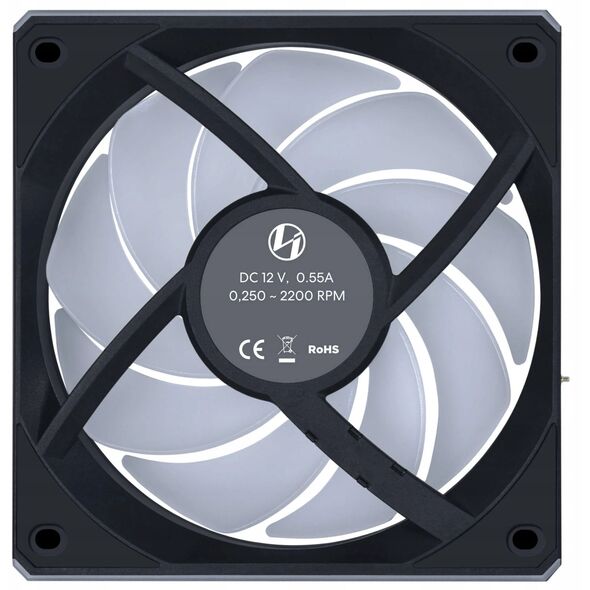 Wentylator Lian Li UNI FAN CL Wireless ARGB PWM 120mm Black 3 sztuki i kontroler (12CL1W3B)