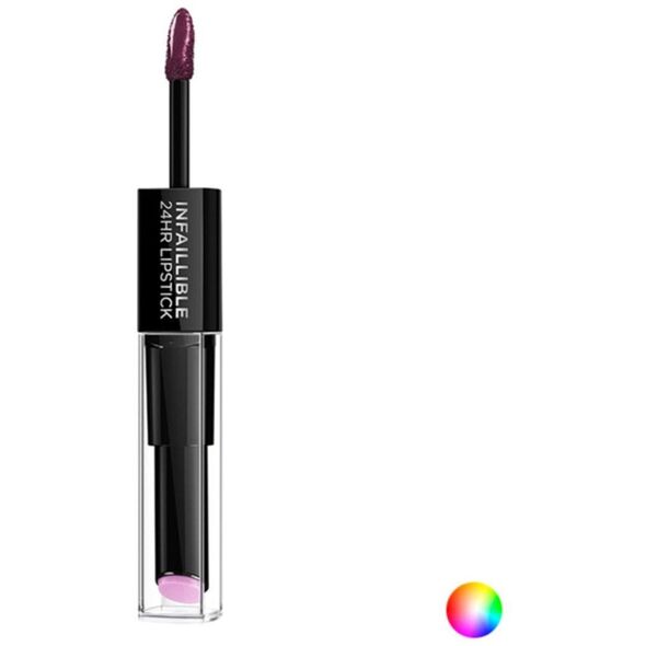 L’Oreal Paris L'OREAL_Infallible 24H Duo Lipstick długotrwała pomadka i błyszczyk do ust 2w1 113 Invincible Sable 5ml