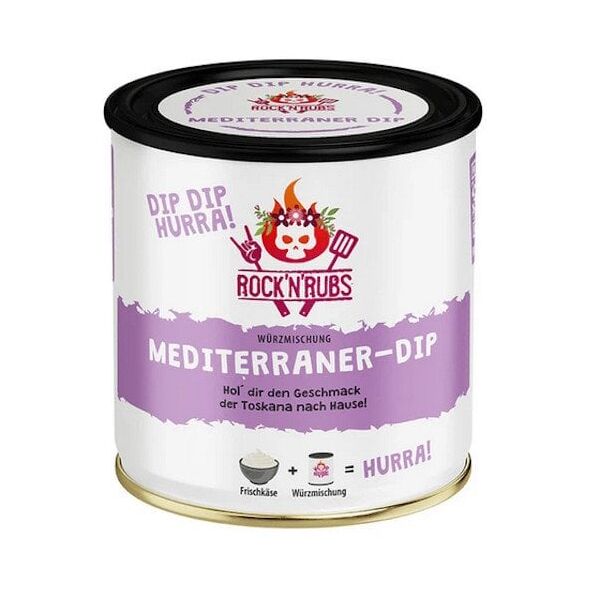 ROCK N RUBS DIP DIP HURRA - Μεσογειακό ντιπ 140g 01/28