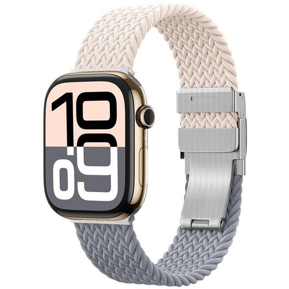 Σετ 2 λουράκια AMAZINGTHING Blend Band για Apple Watch 42mm - ροζ-γκρι / ροζ