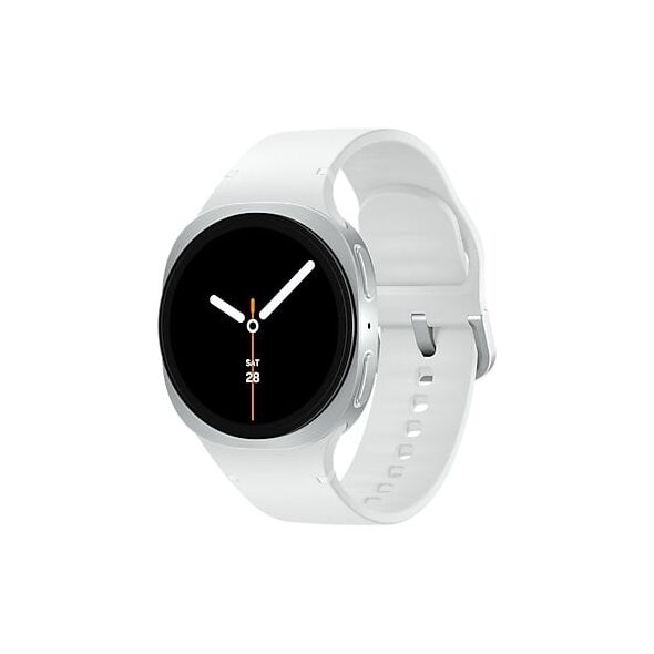 Samsung Galaxy Watch 8 3,81 cm (1.5") AMOLED 40 mm Cyfrowy 480 x 480 px Ekran dotykowy 4G Srebrny Wi-Fi GPS