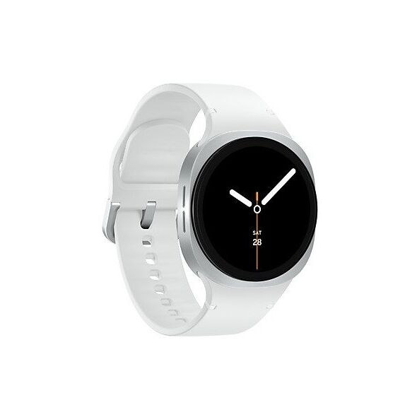 Samsung Galaxy Watch 8 3,81 cm (1.5") AMOLED 40 mm Cyfrowy 480 x 480 px Ekran dotykowy 4G Srebrny Wi-Fi GPS