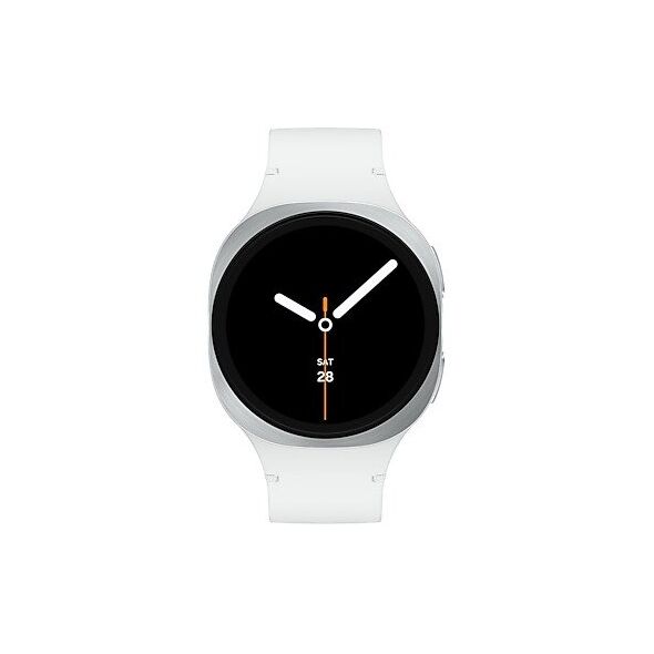 Samsung Galaxy Watch 8 3,81 cm (1.5") AMOLED 40 mm Cyfrowy 480 x 480 px Ekran dotykowy 4G Srebrny Wi-Fi GPS