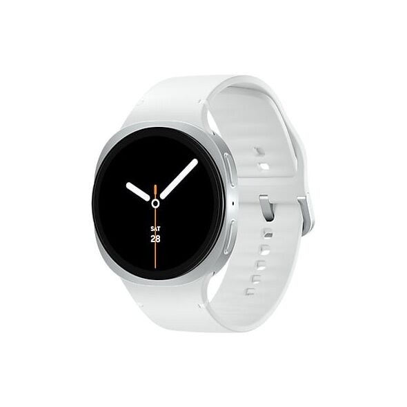 Samsung Galaxy Watch 8 3,81 cm (1.5") AMOLED 44 mm Cyfrowy 480 x 480 px Ekran dotykowy Srebrny Wi-Fi GPS