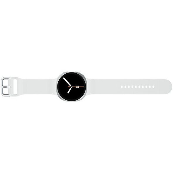 Samsung Galaxy Watch 8 3,81 cm (1.5") AMOLED 44 mm Cyfrowy 480 x 480 px Ekran dotykowy Srebrny Wi-Fi GPS