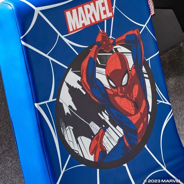 X Rocker Marvel Spider-Man Gaming Bodensessel blau