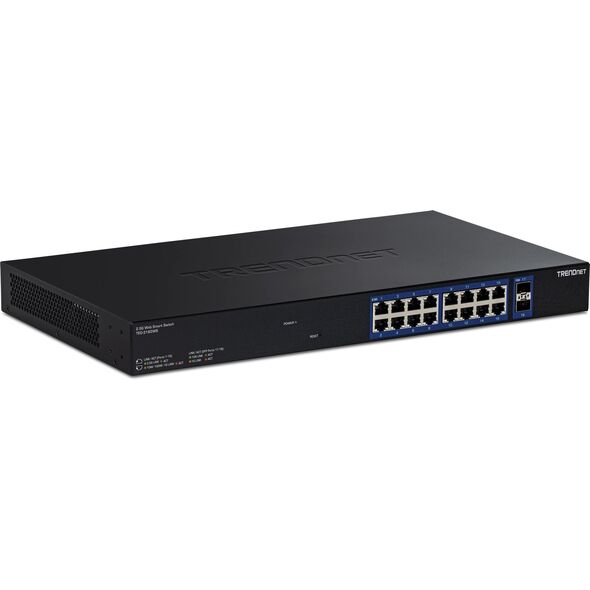 Trendnet 18-PORT MULTI-GIG WEB SMART - Switch Zarządzany 2.5G Ethernet (100/1000/2500) 1U Czarny