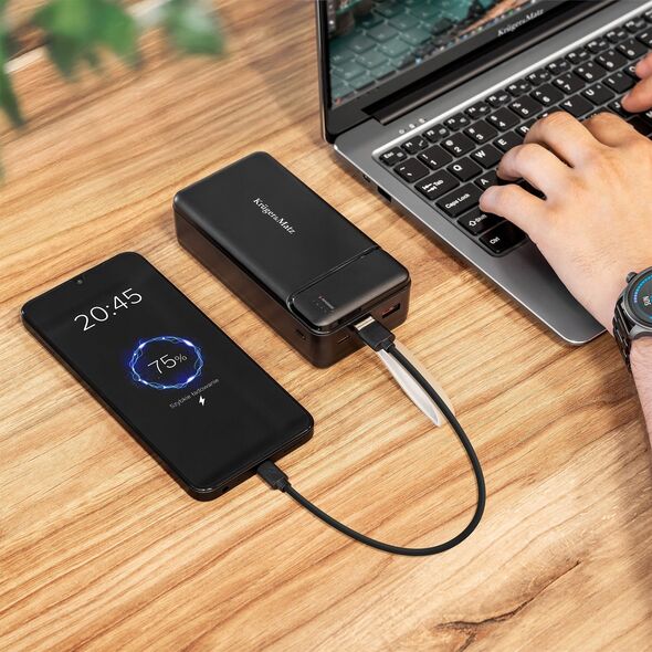 PowerBank Kruger&amp|Matz 30000 mAh Li-ion z funkcją QC oraz PD