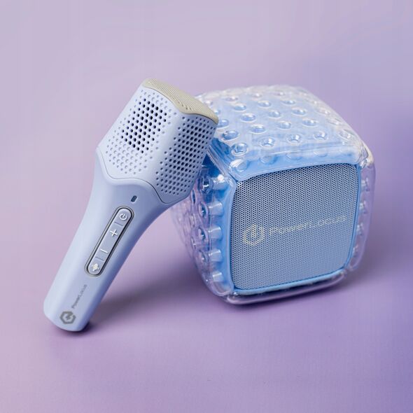PowerLocus Bluetooth Speaker Karaoke Kids Blue/Pur