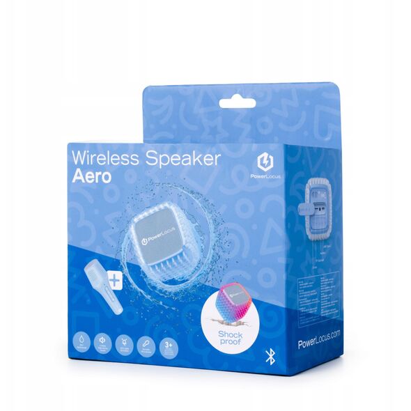 PowerLocus Bluetooth Speaker Karaoke Kids Blue/Pur