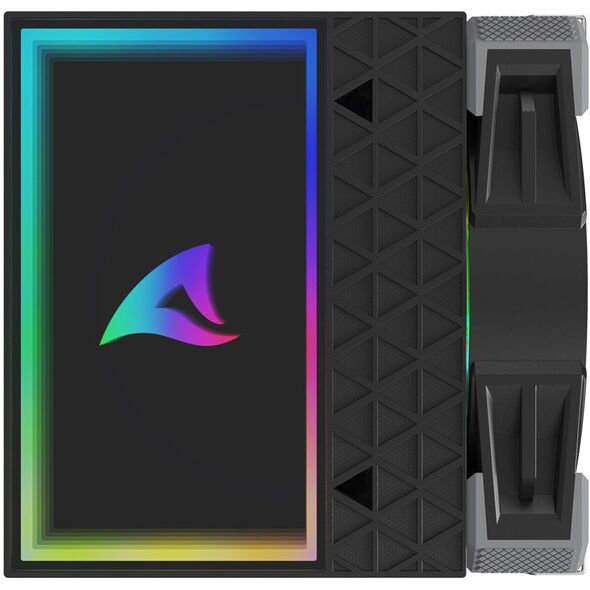 Sharkoon A60 RGB Procesor Chłodnica powietrza 12 cm Czarny 1 szt.