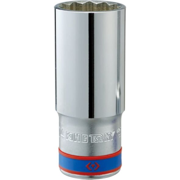 King Tony NASADKA DŁUGA 1/2" 36mm x 77mm 12-kąt Cr-V King Tony