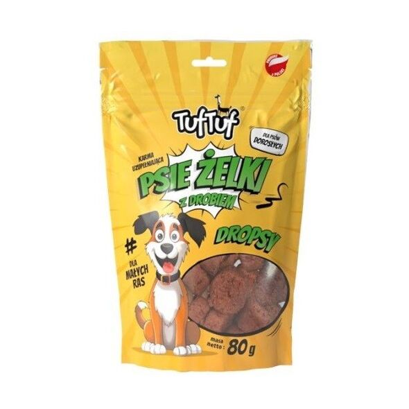 Tuf Tuf Psie żelki - dropsy drobiowe 80g